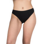 A.A UNDERWEAR Κυλοτάκι Tai Plus ψηλό 90% Cotton Μαύρο