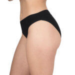 A.A UNDERWEAR Κυλοτάκι Tai Plus ψηλό 90% Cotton Μαύρο - Image 2