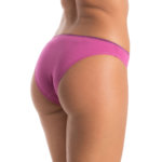 A.A UNDERWEAR Κυλοτάκι Bikini 90% Cotton μοβ με μοβ λάστιχο - Image 2