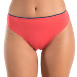 A.A UNDERWEAR Κυλοτάκι Tai 90% Cotton κοραλί με μαύρο λάστιχο