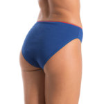 A.A UNDERWEAR Κυλοτάκι Tai 90% Cotton μπλε με κόκκινο λάστιχο - Image 2