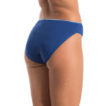 A.A UNDERWEAR Κυλοτάκι Tai 90% Cotton μπλε με ασημί λάστιχο - Image 2