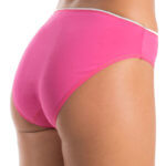 A.A UNDERWEAR Κυλοτάκι Tai 90% Cotton ροζ με ασημί λάστιχο