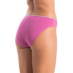 A.A UNDERWEAR Κυλοτάκι Tai 90% Cotton μοβ με ασημί λάστιχο - Image 2