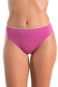 A.A UNDERWEAR Κυλοτάκι Tai 90% Cotton μοβ με ασημί λάστιχο