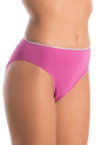 A.A UNDERWEAR Κυλοτάκι Tai 90% Cotton μοβ με ασημί λάστιχο - Image 3