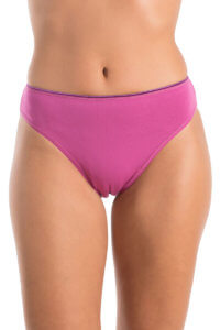 Α.A UNDERWEAR Κυλοτάκι Tai Plus 90% Cotton Μπλε με Κόκκινο λάστιχο - Image 4