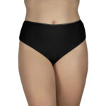 Α.A UNDERWEAR Κιλοτάκι Tai Plus Cotton Μαύρo