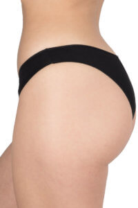 A.A UNDERWEAR Brazil Κυλοτάκι Bamboo 3 τμχ Μαύρο - Image 2