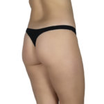 Α.A UNDERWEAR String Cotton - Modal  Μαύρο - Image 2