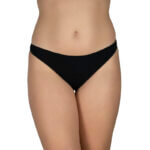 Α.A UNDERWEAR String 3τμχ Cotton - Modal  Μαύρο