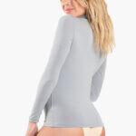 Α.A UNDERWEAR Ζιβάγκο γυναικείο Cotton - Modal Γκρι - Image 2