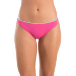 A.A UNDERWEAR Κυλοτάκι Brazil 90% Cotton ροζ με ασημί λάστιχο