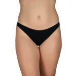 Κυλοτάκι Bikini χωρίς λάστιχο πίσω Cotton - Modal Μαύρο