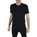 Α.A UNDERWEAR Thermal Ανδρικό κοντομάνικο Μαύρο