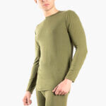 Α.A UNDERWEAR Thermal Ισοθερμικό Plus Ανδρικό Μακρυμάνικο Χακί