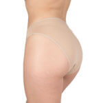 A.A UNDERWEAR Κυλοτάκι tai Plus ψηλό 90% Cotton Μπεζ σκούρο - Image 2