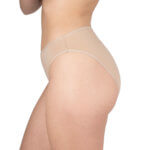 A.A UNDERWEAR Κυλοτάκι tai Plus ψηλό 90% Cotton Μπεζ σκούρο - Image 3