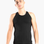 Α.A UNDERWEAR Φανέλα Αμάνικη Ανδρική Sport Slim 90% Cotton Μαύρο