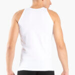 Α.A UNDERWEAR Φανέλα Αμάνικη Ανδρική Sport Slim 90% Cotton Λευκό - Image 2