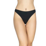 AA-UNDERWEAR Brazil Δαντέλα 2 τμχ Cotton - Modal Μαύρο & Μπεζ - Image 4