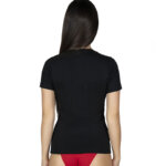 Α.A UNDERWEAR Φανελάκι Γυναικείο Plus Κοντό Μανίκι Cotton-Modal Μαύρο - Image 3