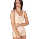Α.A UNDERWEAR Φανελάκι Plus Φαρδιά Τιράντα Γυναικείο Bamboo Μπεζ