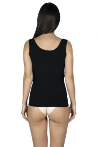 A.A UNDERWEAR Φανελάκι γυναικείο Bamboo απαλό Μαύρο - Image 2