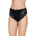 AA-UNDERWEAR Τai με Απαλή Δαντέλα Cotton - Modal 2 τεμάχια Μαύρο - Image 4