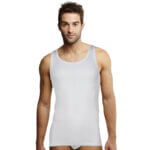Α.A UNDERWEAR Ανδρική Φανέλα Τιράντα 100% Cotton Λευκό