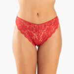 A.A UNDERWEAR Κυλοτάκι Lace Brazil 2 τεμάχια Κόκκινο - Image 4