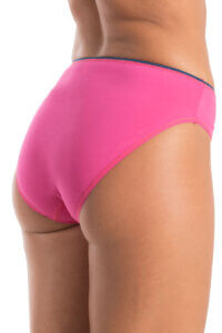A.A UNDERWEAR Κυλοτάκι Tai 90% Cotton ροζ με μπλε λάστιχο - Image 2