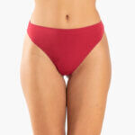 A.A UNDERWEAR String Ψηλό Tai Cotton - Modal Μπορντό