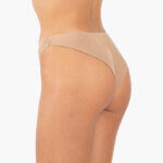 AA-UNDERWEAR Brazil Χωρίς Λάστιχο πίσω Cotton - Modal Σκούρο Μπεζ - Image 2