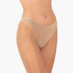 AA-UNDERWEAR Brazil Χωρίς Λάστιχο πίσω Cotton - Modal Σκούρο Μπεζ
