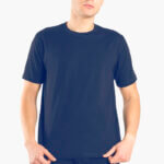 Α.A UNDERWEAR T-shirt Ανδρικό Plus Cotton Μπλε