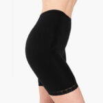 AA-UNDERWEAR Long κιλότα με πόδι Plus Cotton Μαύρο