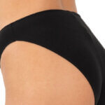 A.A UNDERWEAR Κυλοτάκι Tai Χωρίς Λάστιχο Πίσω Cotton - Modal Μαύρο - Image 3