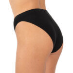 A.A UNDERWEAR Κυλοτάκι Tai Χωρίς Λάστιχο Πίσω Cotton - Modal Μαύρο - Image 2