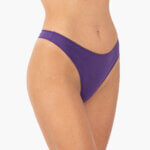 Α.A UNDERWEAR String Cotton - Modal Σκούρο Μοβ