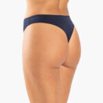 Α.A UNDERWEAR String Plus Ψηλό Tai Cotton - Modal Σκούρο Μπλε - Image 2