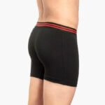 AA-UNDERWEAR Boxer Ανδρικό Μακρύ Πόδι cotton-modal Μαύρο - Image 2