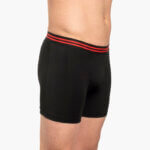 AA-UNDERWEAR Boxer Ανδρικό Μακρύ Πόδι cotton-modal Μαύρο - Image 3