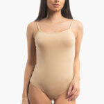 AA-UNDERWEAR Κορμάκι Λεπτή Τιράντα Cotton - Modal Μπεζ - Image 3