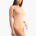 AA-UNDERWEAR Κορμάκι Λεπτή Τιράντα Cotton - Modal Μπεζ