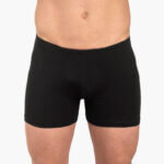 AA-UNDERWEAR Boxer maxi Ανδρικό cotton-modal Μαύρο