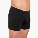 AA-UNDERWEAR Boxer maxi Ανδρικό cotton-modal Μαύρο - Image 3