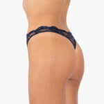 AA-UNDERWEAR String Κυλοτάκι Δαντέλα Σκούρο Μπλε - Image 2