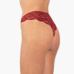 AA-UNDERWEAR Brazil Κυλοτάκι Δαντέλα Cotton - Modal Μπορντώ - Image 2