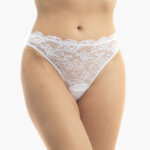 AA-UNDERWEAR String Κυλοτάκι Δαντέλα Λευκό